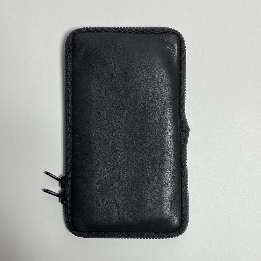 つくしペンケース　レザー　ブラック