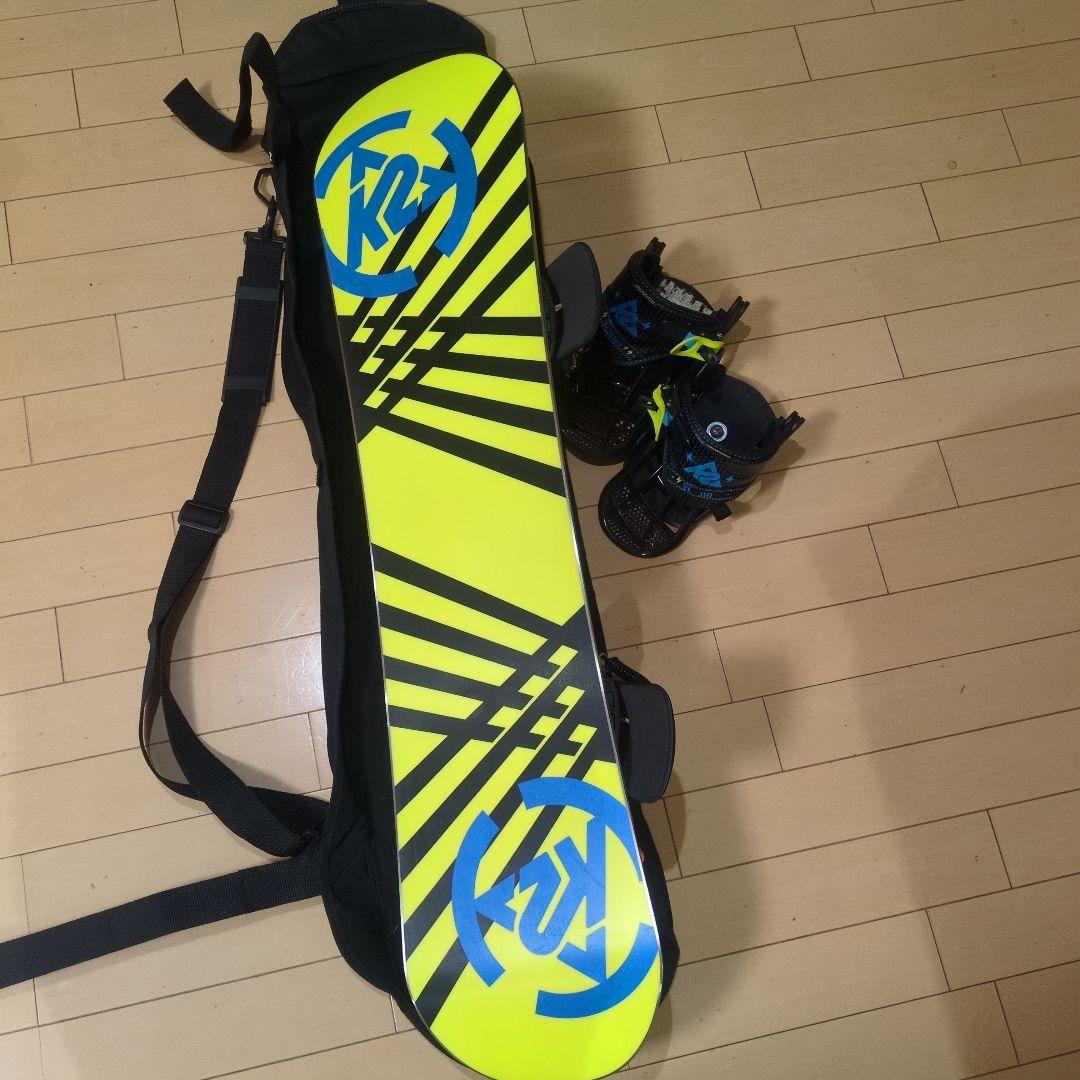 K2 スノーボード 板　ビンディングセット　100cm スノボ　キッズ