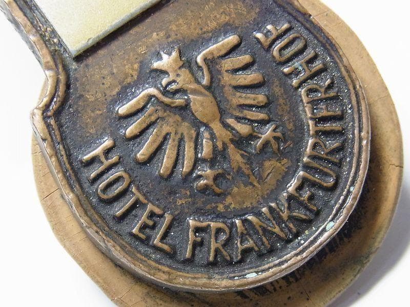 [o1466]ドイツ シュタイゲンベルガー フランクフルターホフ ホテル キー