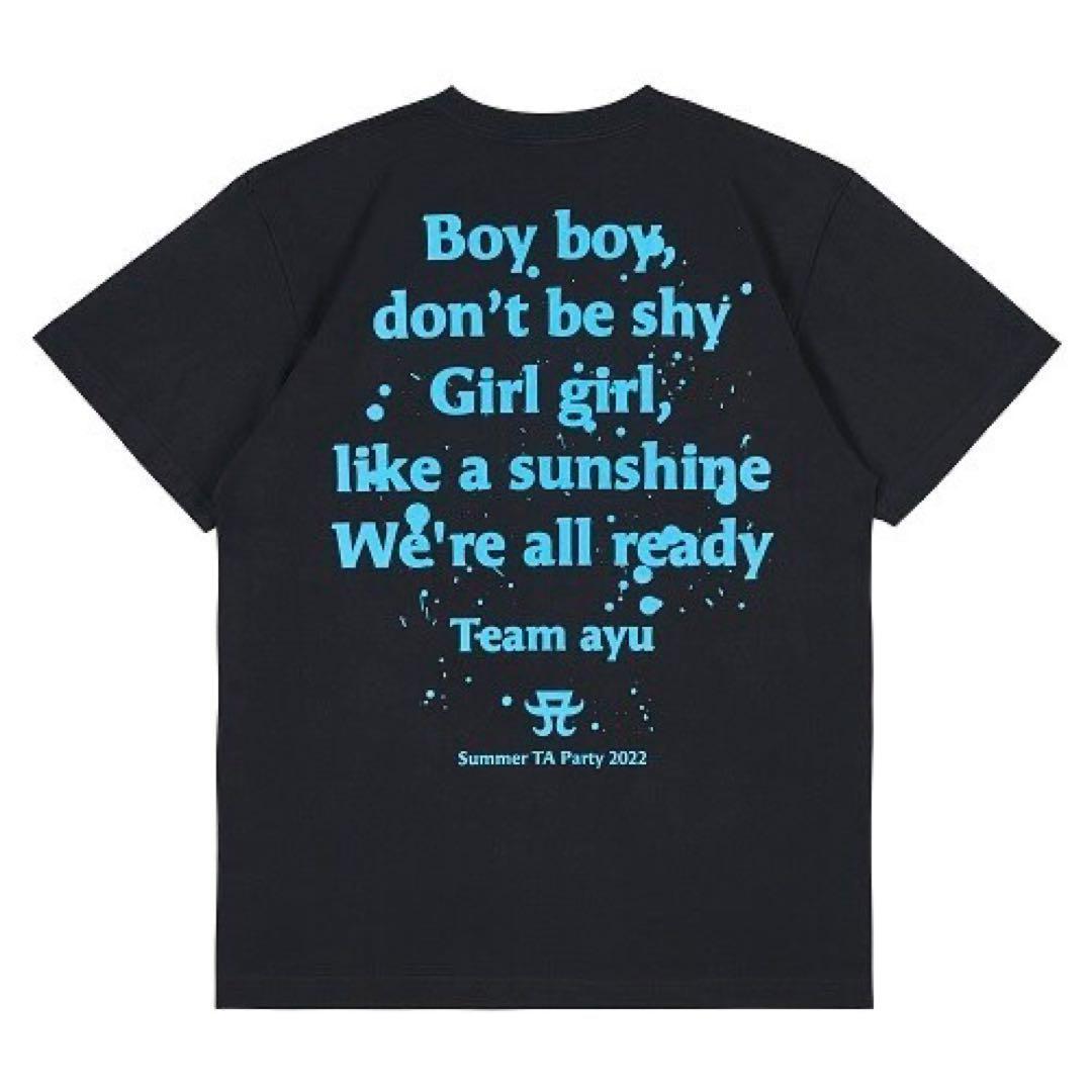 浜崎あゆみ　Tシャツ BLACK　「Summer TA Party 2022」