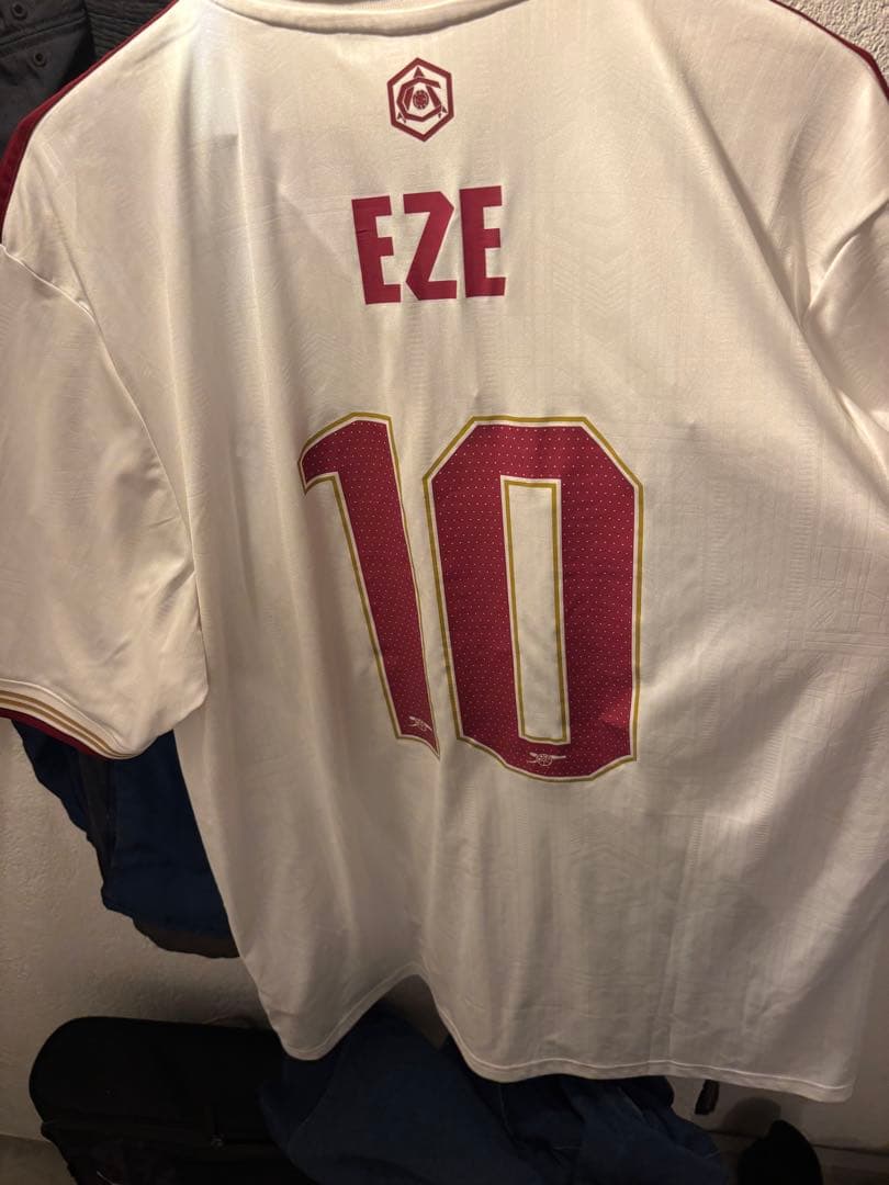 アーセナル エゼ10番　公式ユニフォーム　XLシャツ