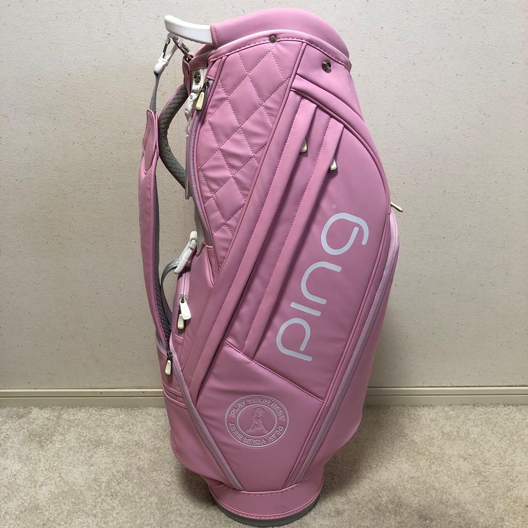 未使用品❗️PING キャディバッグ レディース　ヘッドカバー付き