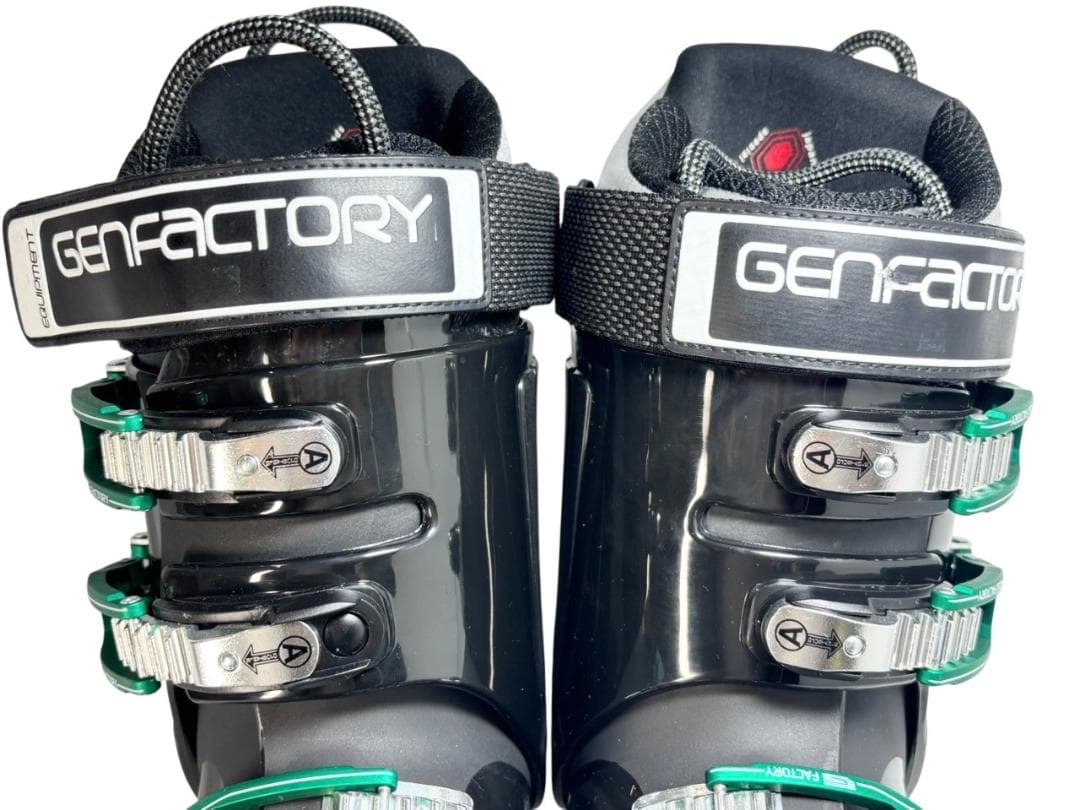 【美品】GENFACTORY BUMPS8 バンプス8 スキー ブーツ グレー