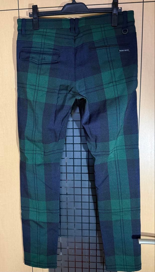 パーリーゲイツゴルフパンツ ブラックウォッチ柄