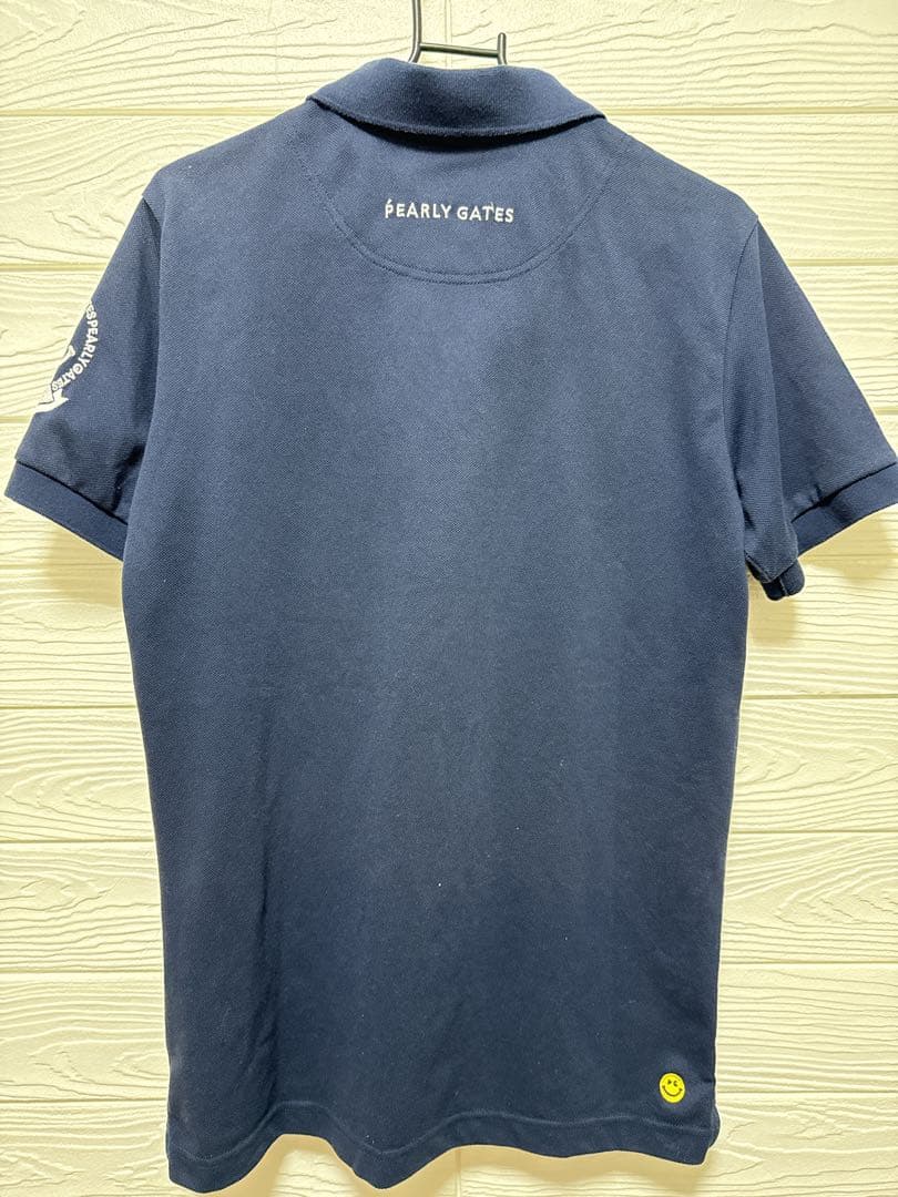 PEARLY GATES 刺繍ロゴ付き ポロシャツ