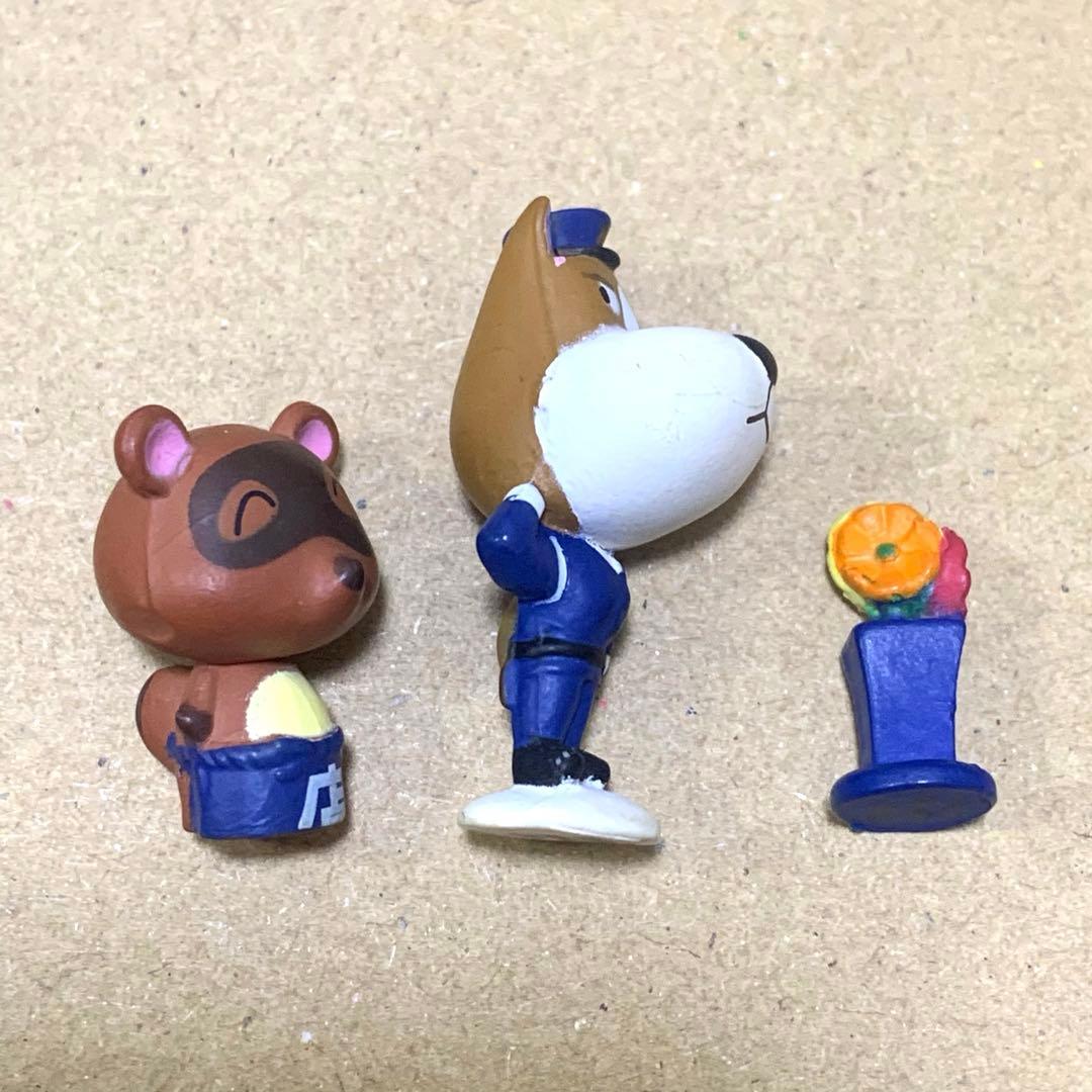 【即購入可】美品 どうぶつの森 森をつくろう F-7 たぬきち&おまわりさん