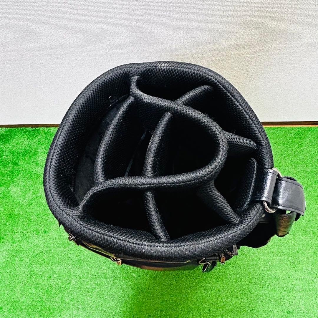 タイトリスト キャディバッグ 9.5型 8分割 3点式 ツアーモデル 黒