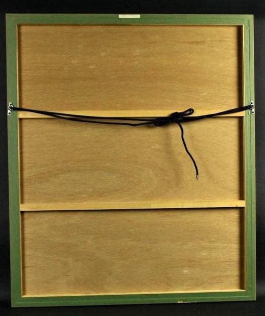 宮永岳彦 「黒い衣裳」 リトグラフ 直筆サイン 一枚の繪 タトウ箱.