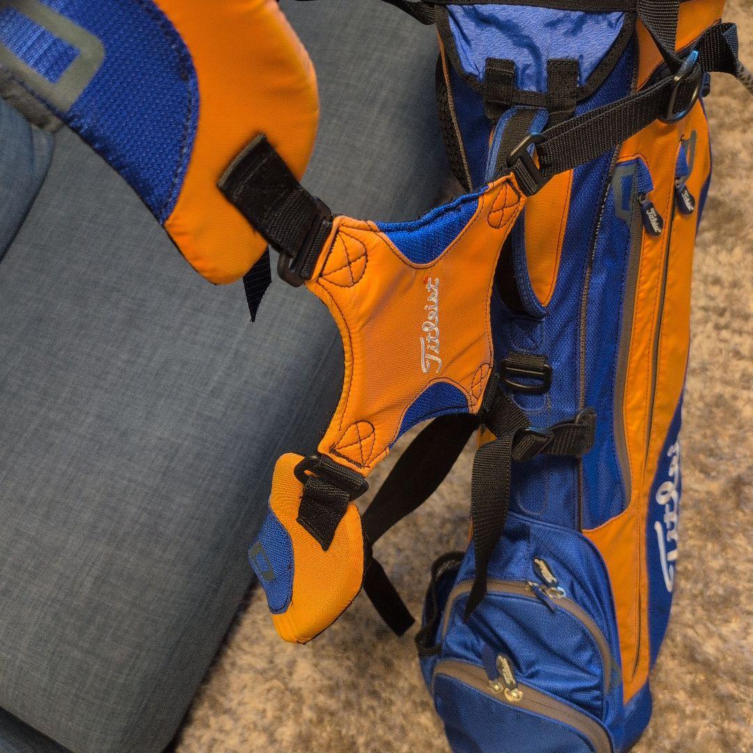 お値下げ！！ハワイ限定／Titleist　スタンドゴルフバッグ 青/オレンジ