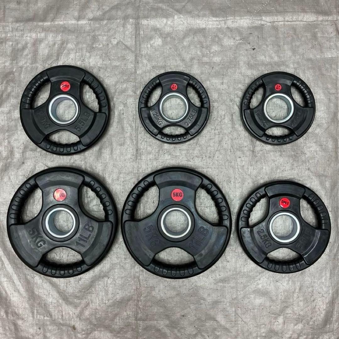 ★全国送料無料 バーベルプレート 17.5kg セット 合計6枚 50mm用