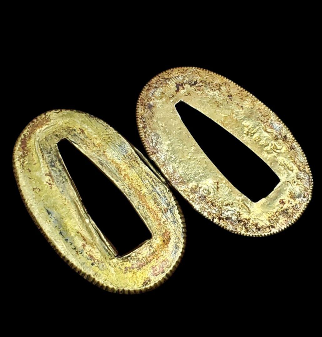 金着せ切羽。二枚一組