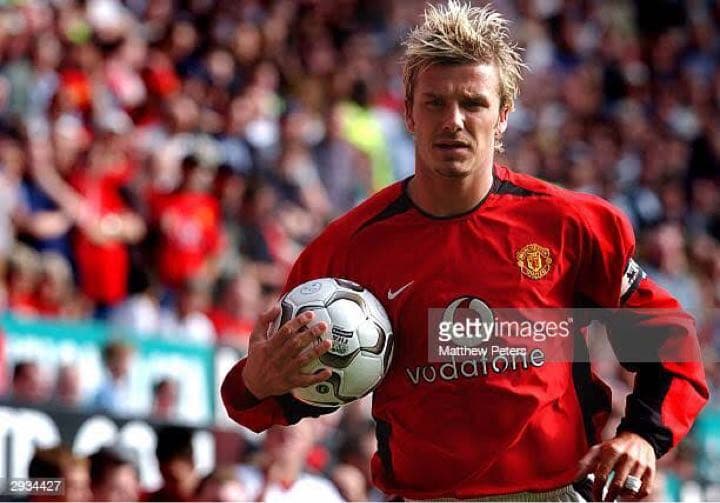 ベッカム　直筆サインフォト　マンチェスターユナイテッド　証明書付き　新品　レア