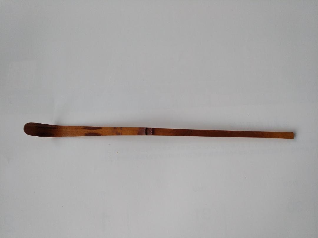 茶杓 紫野 大徳寺 細合喝堂 作 銘『 無心 』 共箱 茶道具 新品 未使用