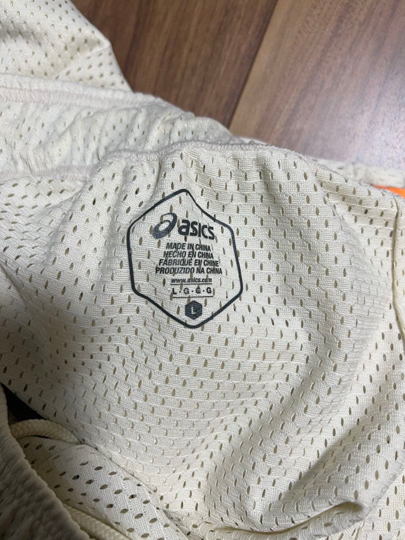 ウェア Asics x ballaholic mesh zip shorts L