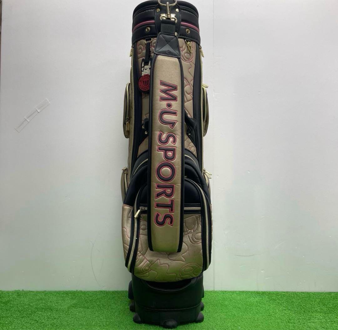 M.U SPORTS エムユースポーツ　ゴルフバッグ　9インチ　中古品