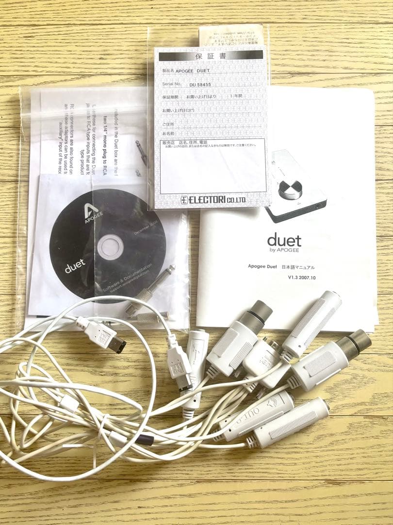 Apogee Duet FireWire オーディオインターフェイス