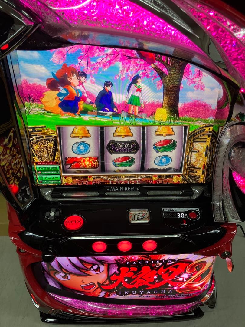 パチスロ実機　L犬夜叉2FK　スマスロユニット付き