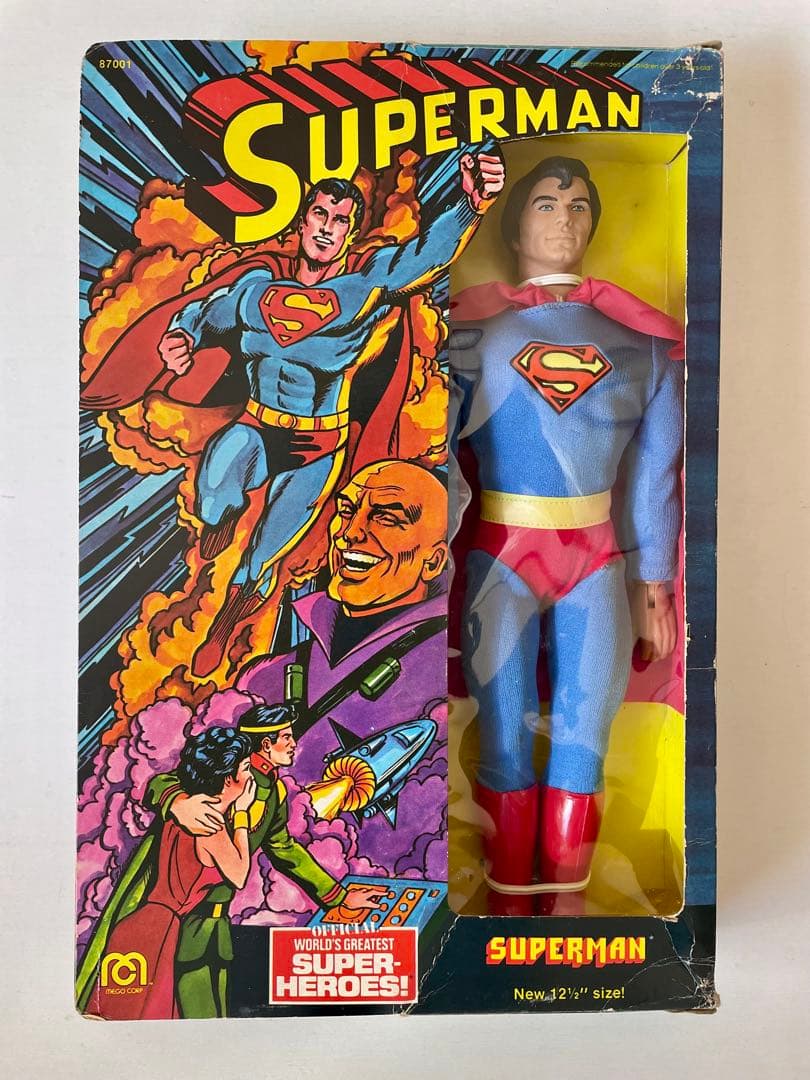スーパーマン メゴ社　12.5インチフィギュア　ビンテージ