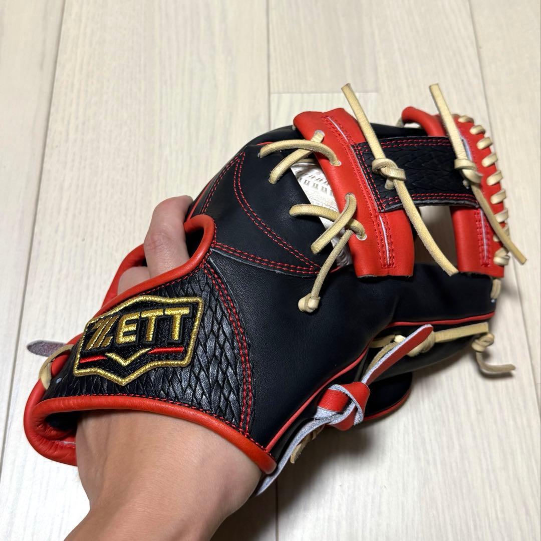 ZETTプロステイタス軟式今宮健太モデル湯揉み型付け済み