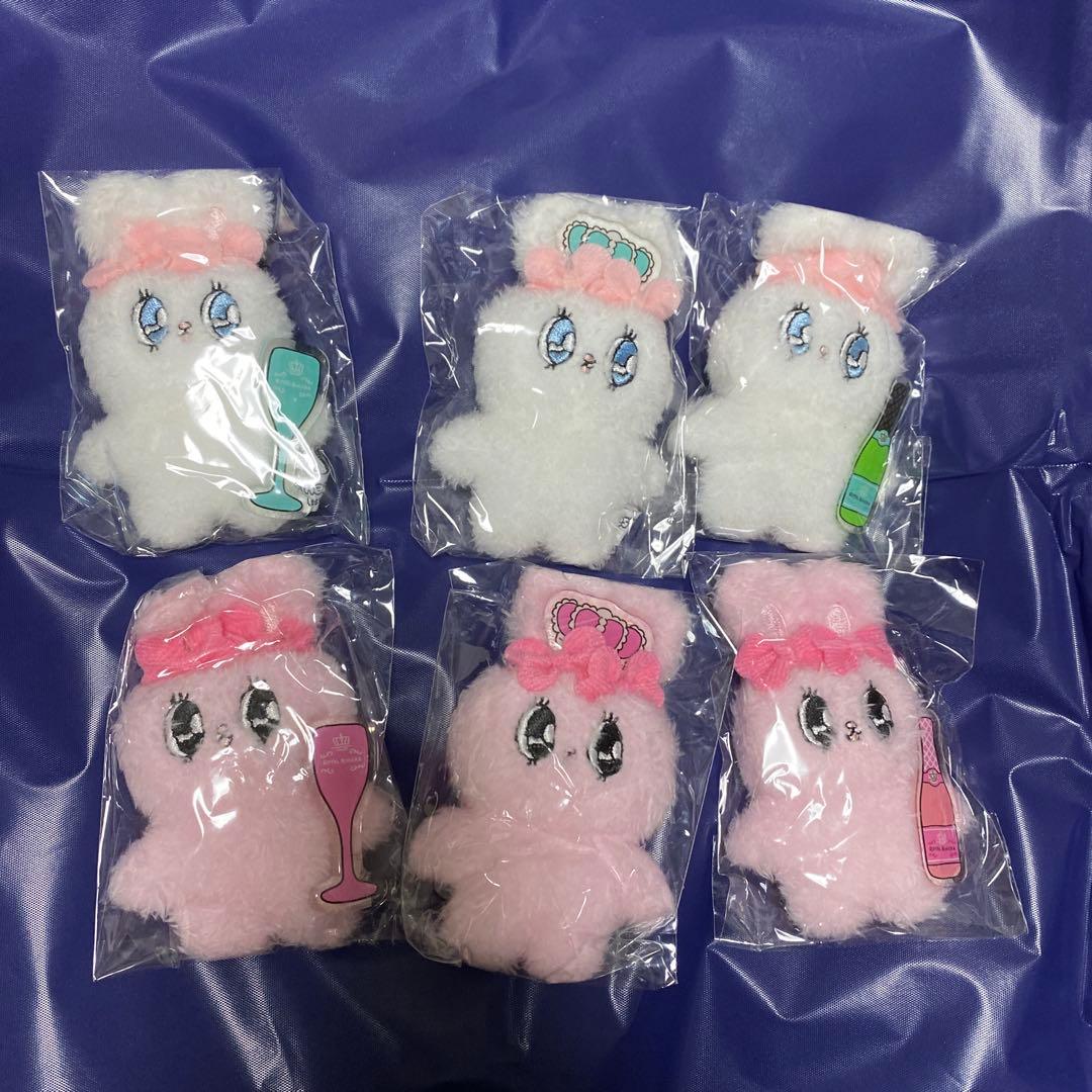 エスターバニー×ロイヤルリビエラ コンプリート6体セット 白 ピンク