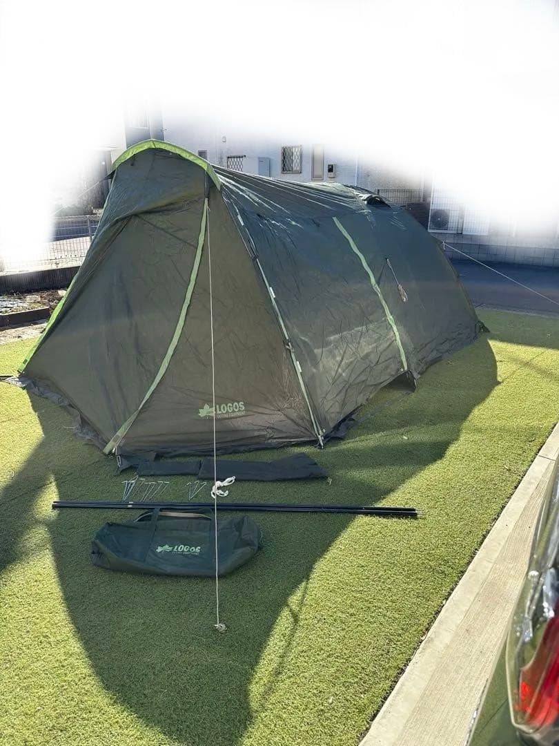 ロゴス テント キャンプルーミー リビング ドーム L logos 使用回数少
