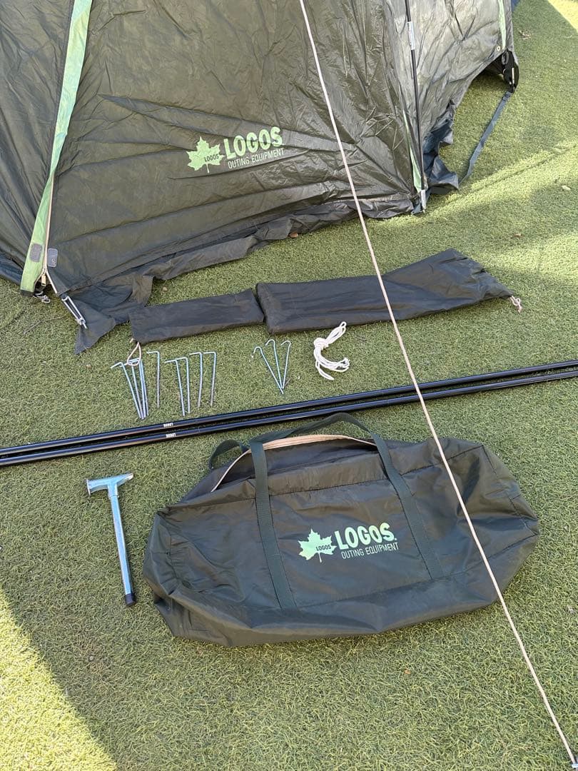 ロゴス テント キャンプルーミー リビング ドーム L logos 使用回数少