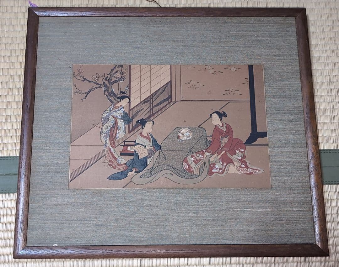 ・ 鈴木春信 ・炬燵の二美人