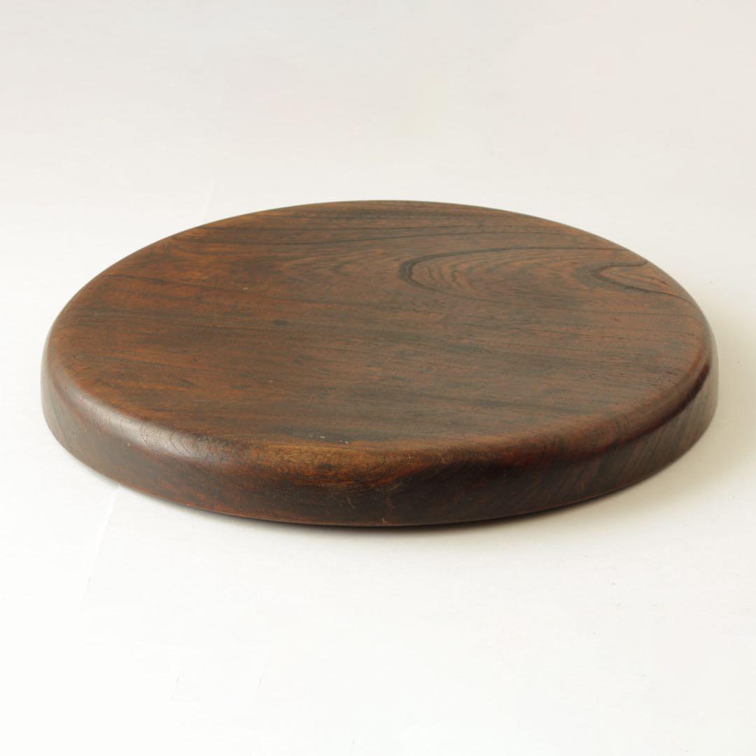 木地盆　丸盆　くりぬき盆　盆　木工　酒