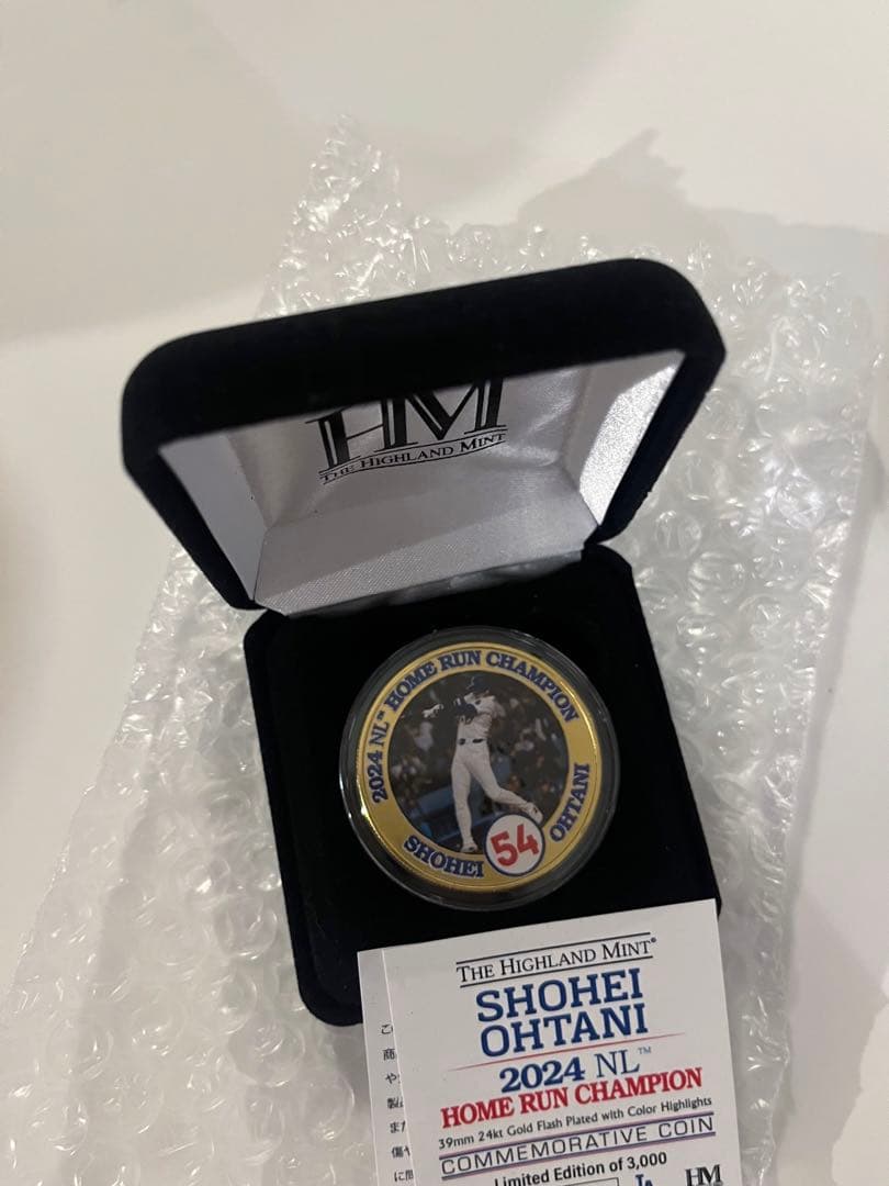 大谷翔平　2024 NL ホームラン王　メダル