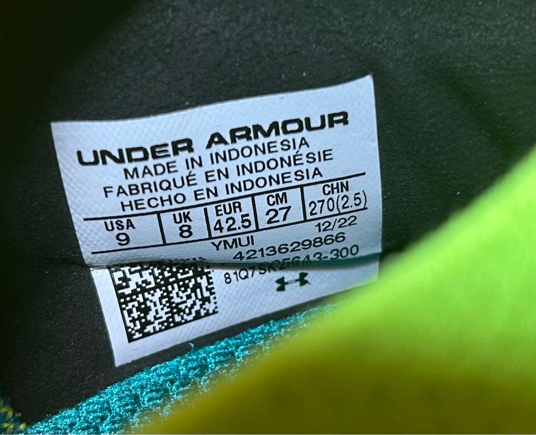 AUアンダーアーマー　スパイクシューズ　Shadow Pro FG Soccer