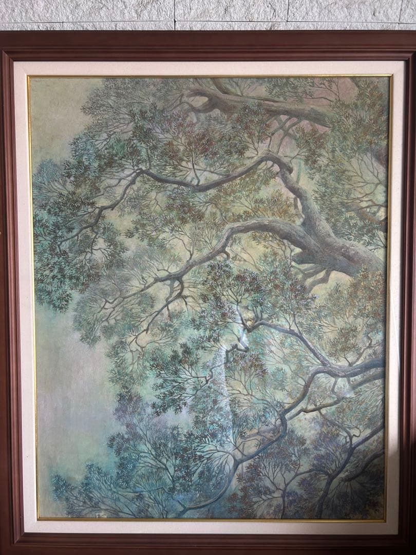 クスノキ　水彩画