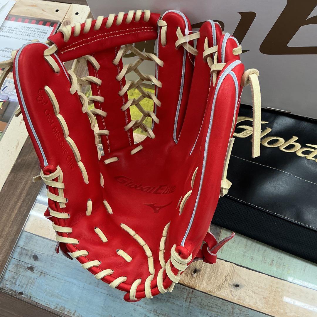 ミズノインフィニティ硬式外野手用グローブ　湯もみ型付けサービス