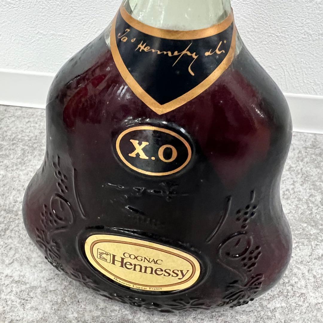 希少 Hennessy X.O ブランデー ヘネシー 金キャップ グリーン