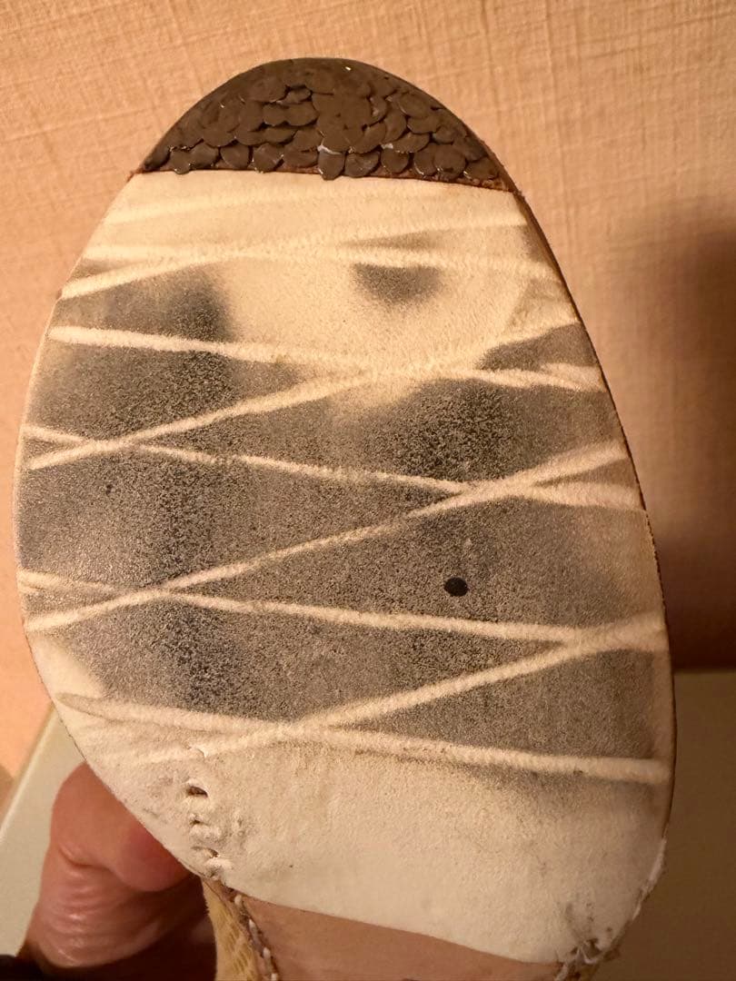 Gallardo フラメンコシューズ ベージュ