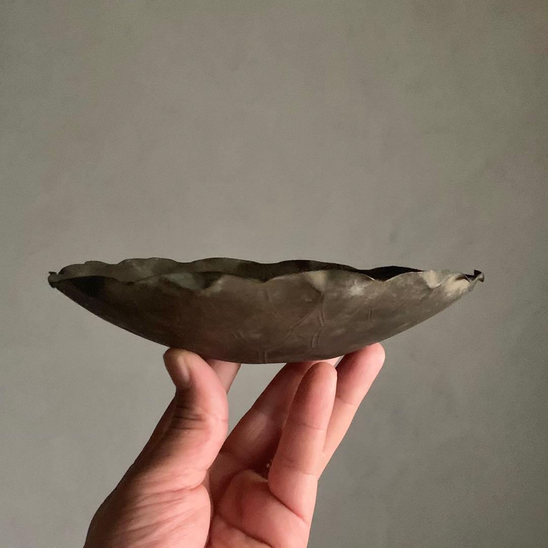 古銅 常花残欠 蓮花 仏教美術 古美術 古道具 アンティーク 江戸時代 オブジェ