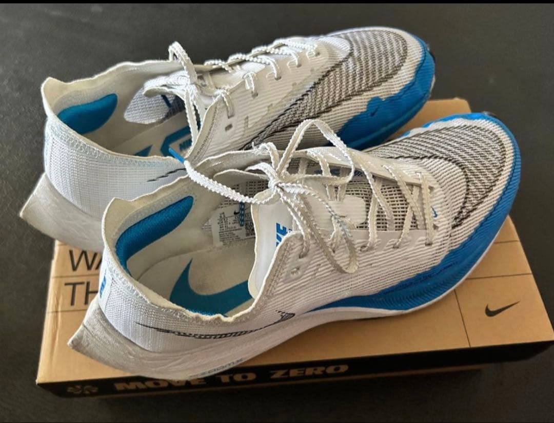NIKE ZoomX Vaporfly NEXT% 2 ホワイト/ブルー27.5