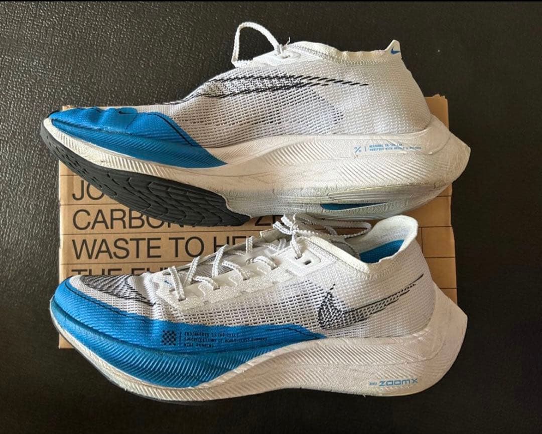 NIKE ZoomX Vaporfly NEXT% 2 ホワイト/ブルー27.5