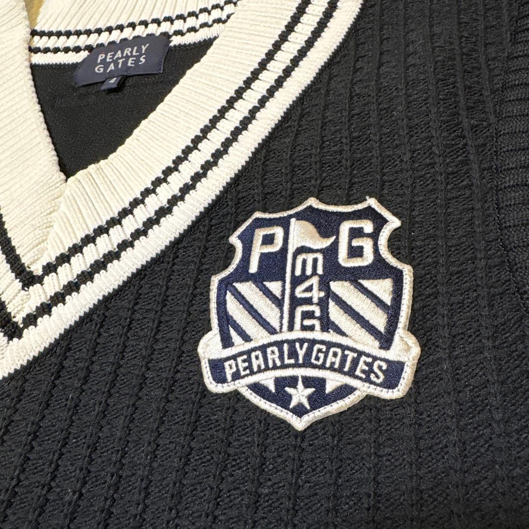 PEARLY GATES ネイビー Vネックベスト サイズ4