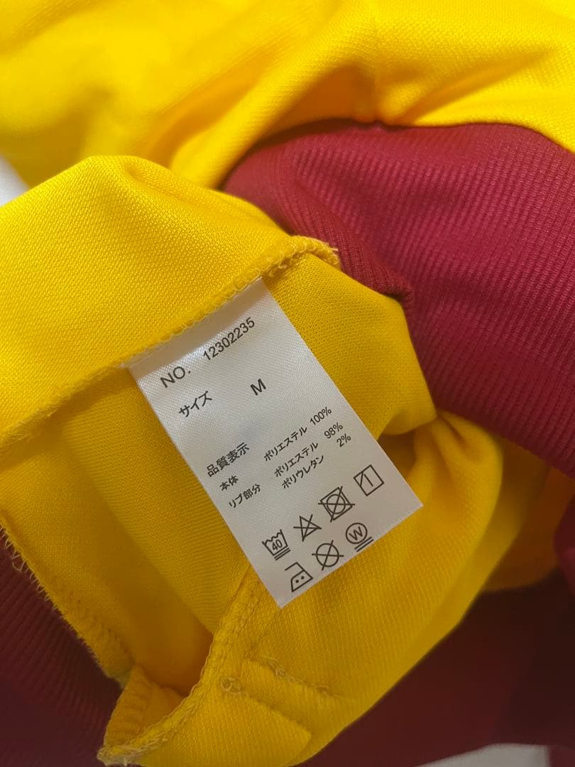 POTENHIT ポテンヒット ランジャタイ　トラックジャケット　黄色　Mサイズ