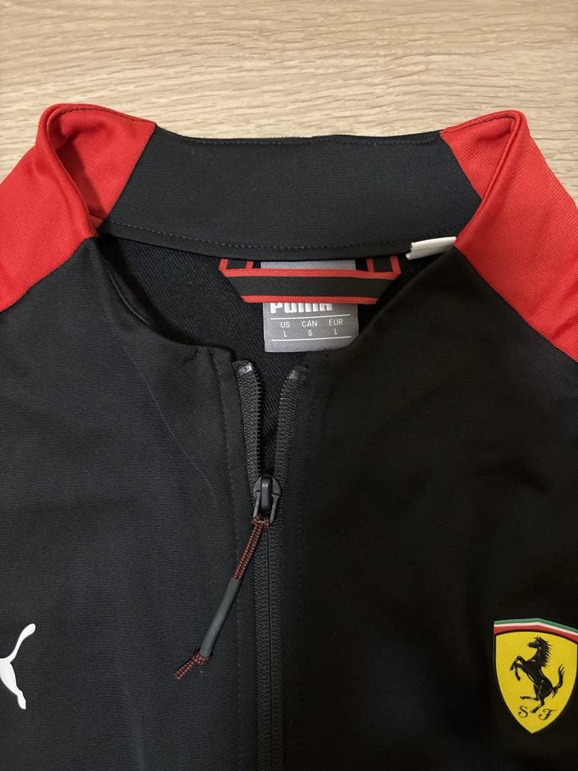 Puma Ferrari ジャージ上下セット 黒/赤　L