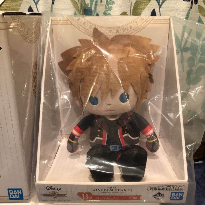 キングダムハーツ 一番くじ AB ソラ&ロクサススタチューフィギュア ぬいぐるみ