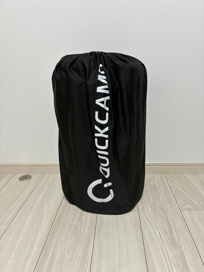 クイックキャンプ　インフレーターマット8cm ベージュ セミダブル