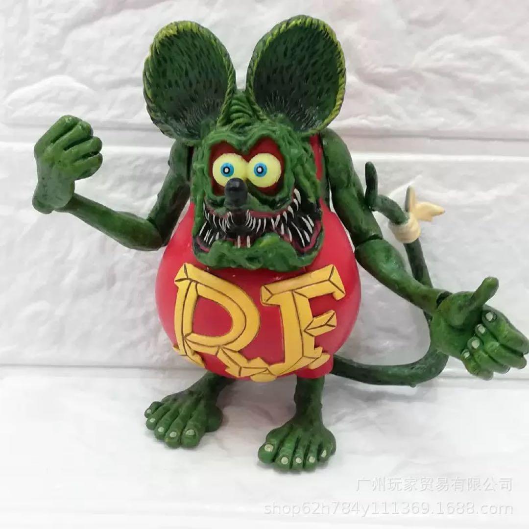 新品未開封　ラットフィンク　フィギュア　手足可動式　5体セット