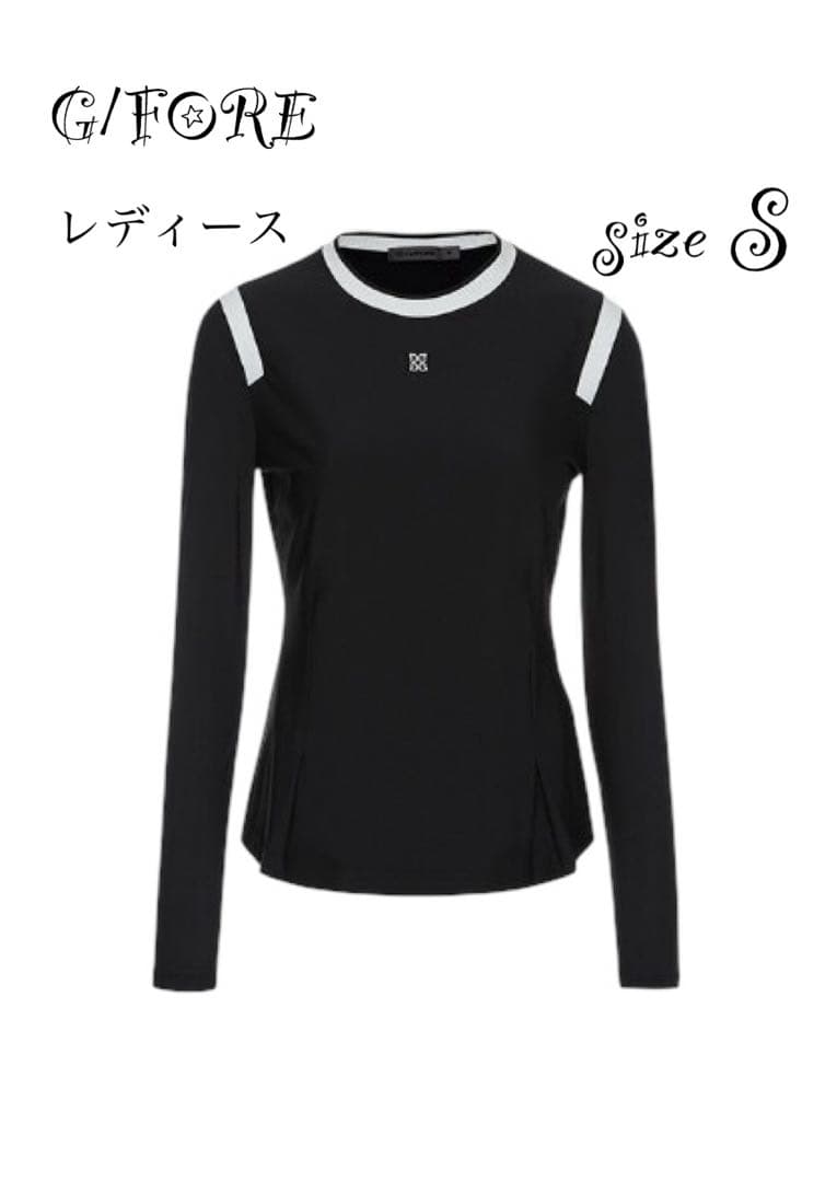 新品未使用☆新作☆G/FOREジーフォアレディース長袖シャツsizeSブラック