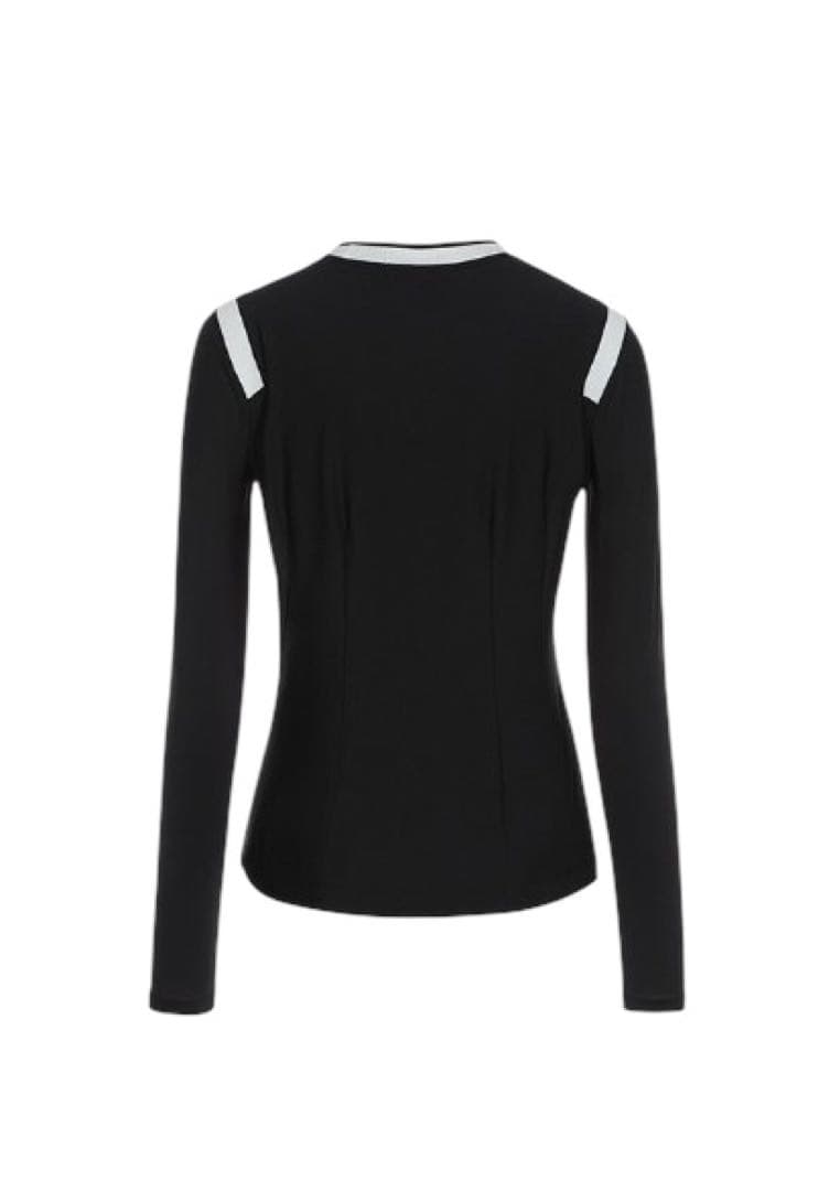 新品未使用☆新作☆G/FOREジーフォアレディース長袖シャツsizeSブラック