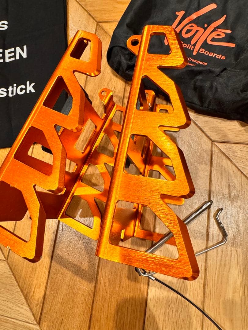 Voile スプリットボード　クランポン　オレンジ（gentem袋おまけ）