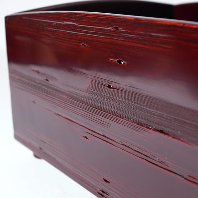 妙喜庵待庵古材櫛型煙草盆　武田士延御書付　不賢斎　共箱　茶道具　莨盆