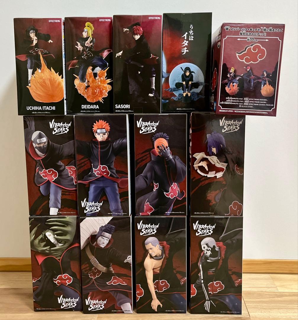 NARUTO 暁　フィギュア　コンプリート&イタチセット　合計13点