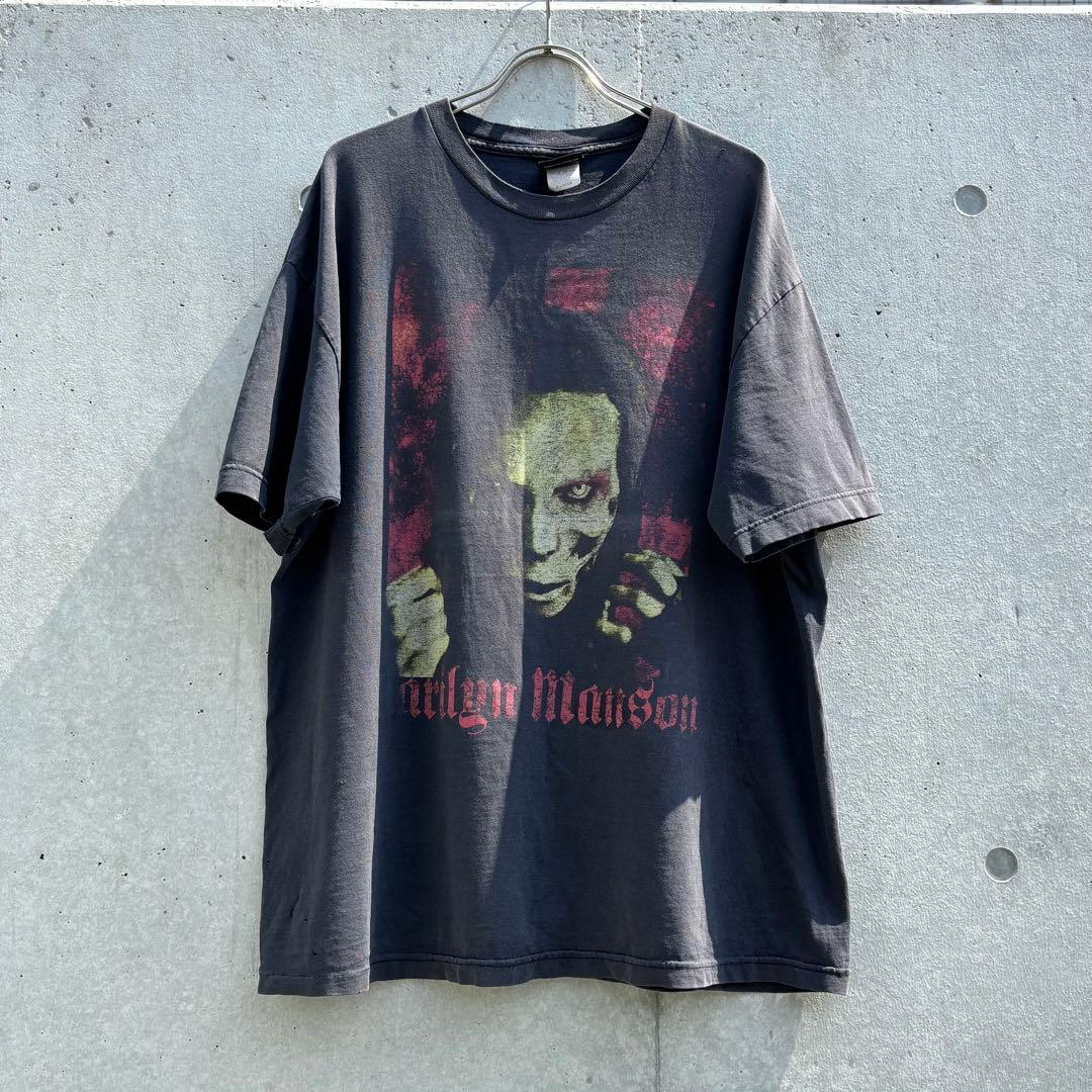 【00s】MARILYN MANSON vintage tシャツgiant XL