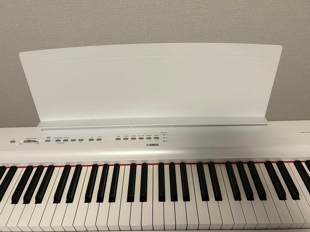 ヤマハ 電子ピアノ 88鍵盤 ホワイト P-125WH